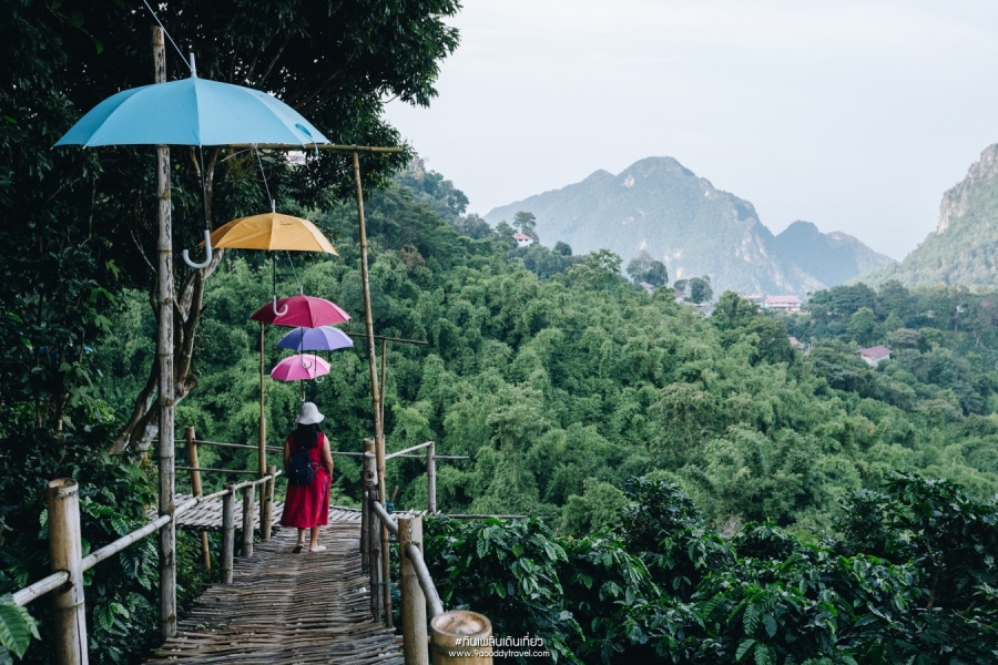 สะพานไม้ไผ่ไร่ผาฮี้